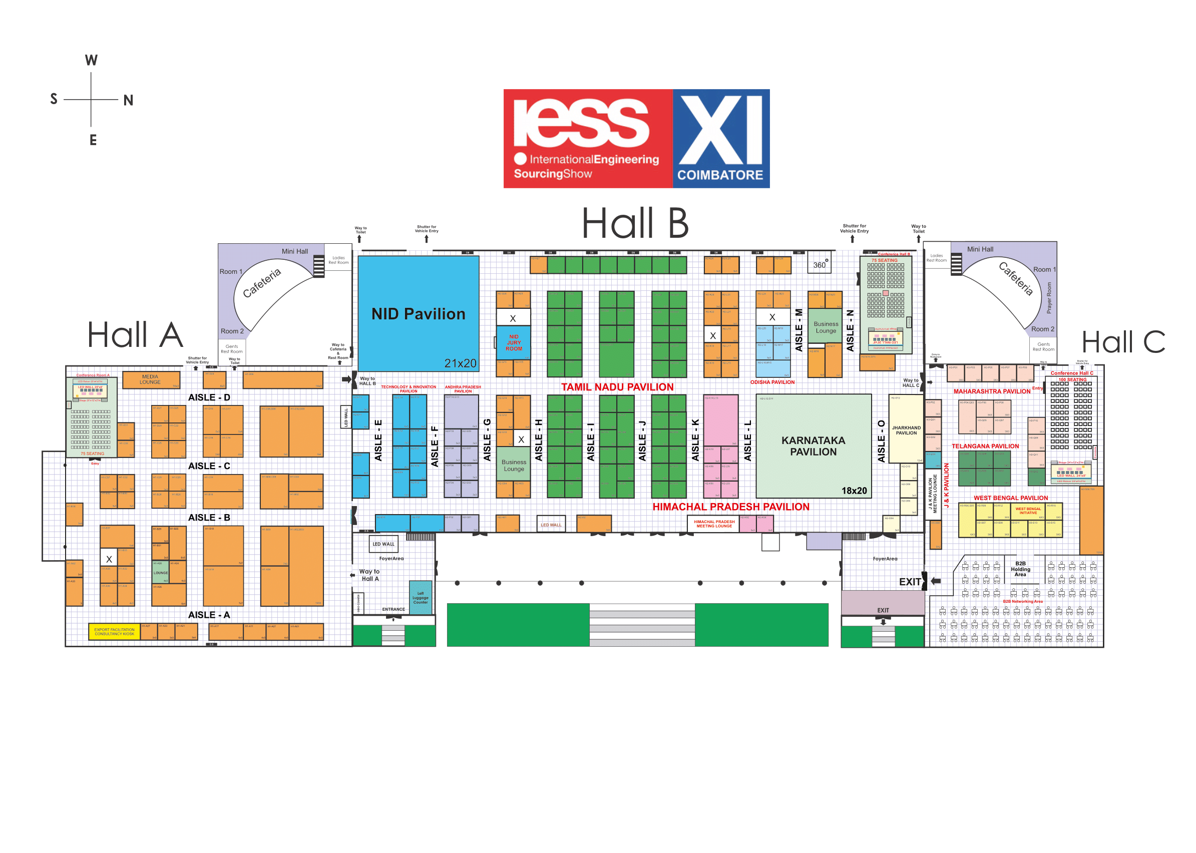 IESS XI Venue Layout